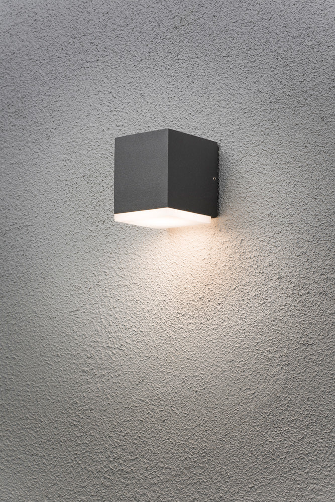 Konstsmide Monza Wandleuchte High Power LED anthrazit 6W 550lm 3000K