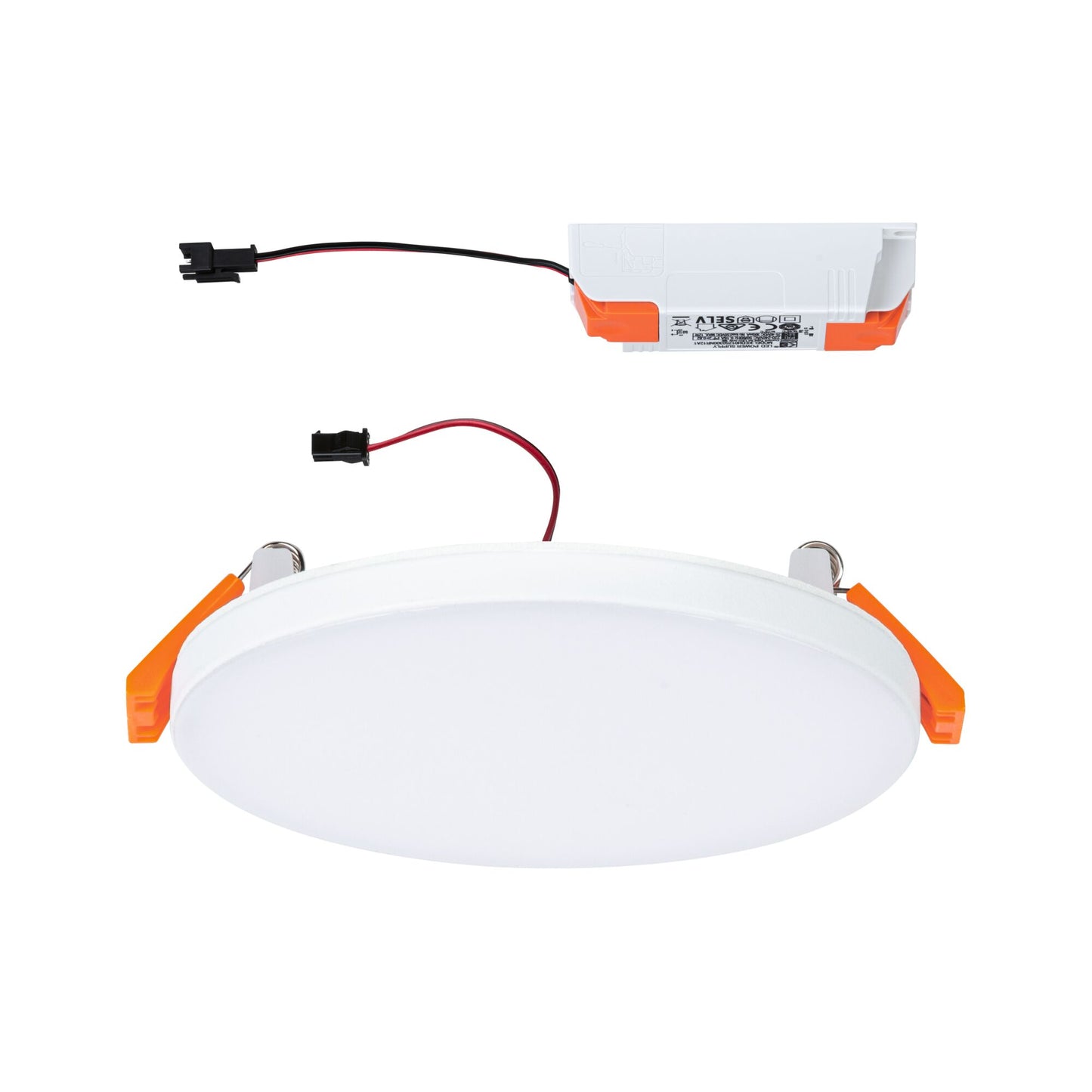 Paulmann VariFit LED Einbaupanel Veluna Edge IP44 rund 120mm 650lm 4000K Weiß