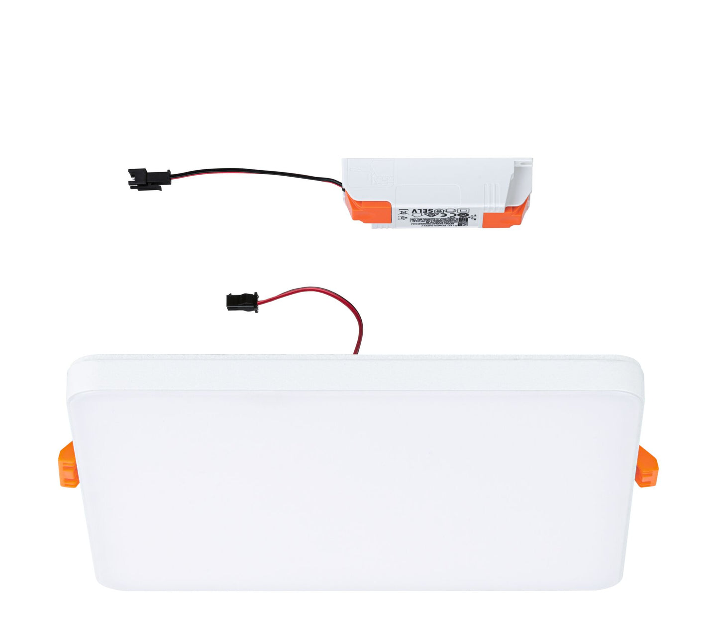 Paulmann VariFit LED Einbaupanel Veluna Edge IP44 eckig 160x160mm 1100lm 3000K Weiß