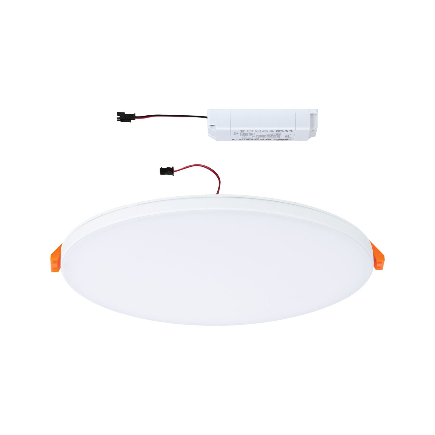 Paulmann VariFit LED Einbaupanel Veluna Edge IP44 rund 200mm 1500lm 4000K Weiß dimmbar