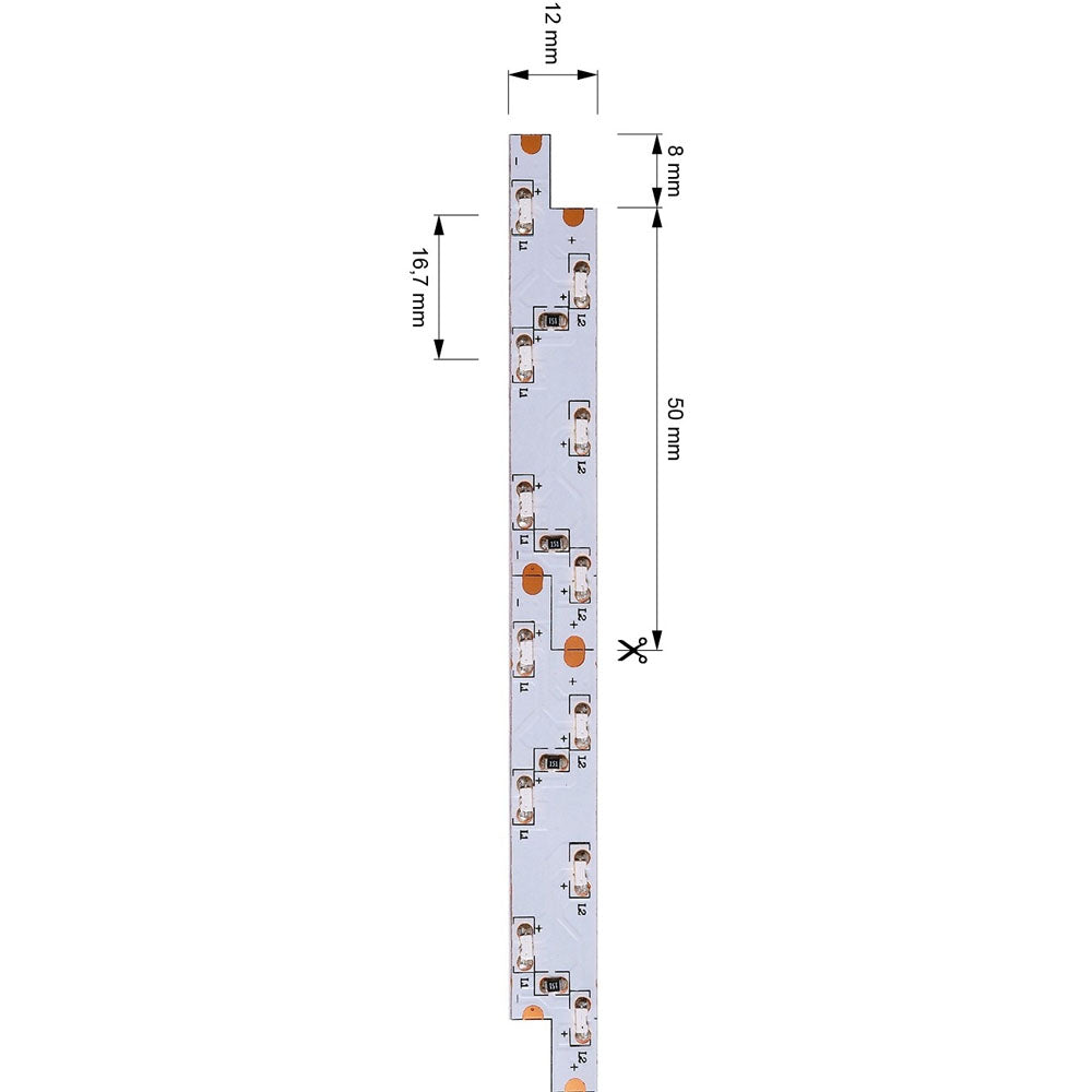 Deko-Light 335-2x60-12V-6500K-3m 22W Weiß