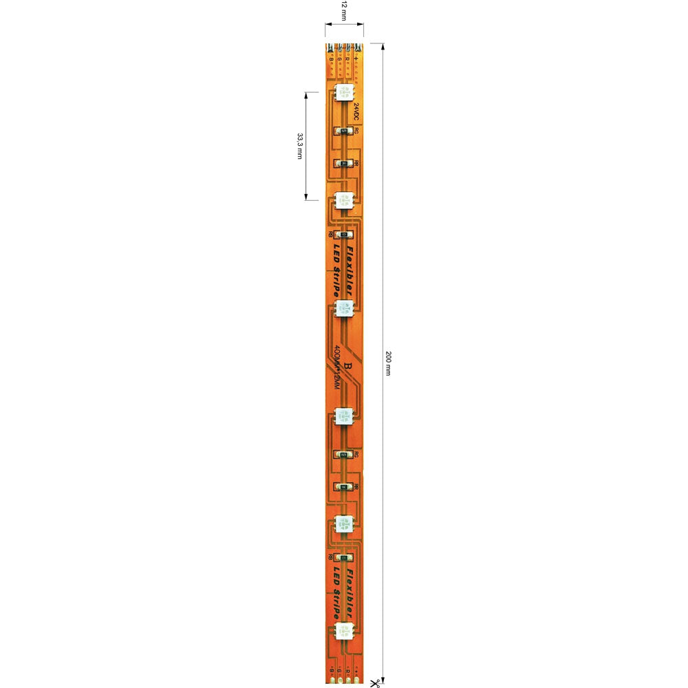 Deko-Light 5050-30-24V-6500K-5m 36W Kupfer