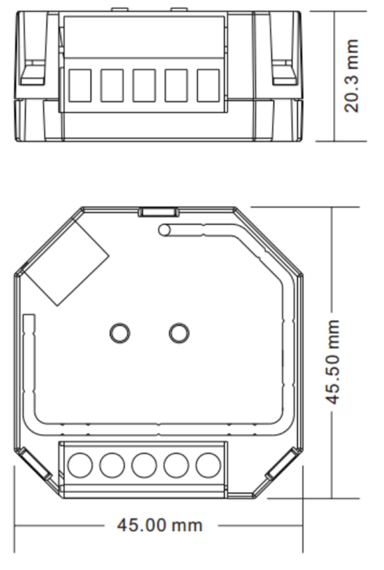 Deko-Light DALI, Triac-Dimmer, 100-240V, 400W, IP20
