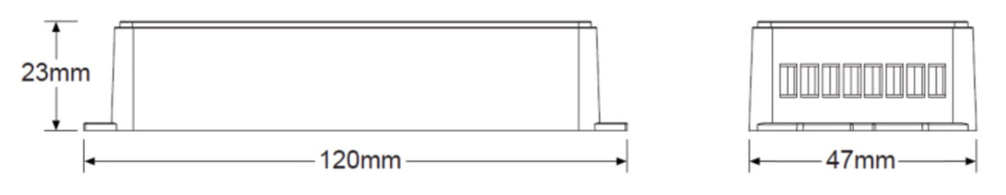 Deko-Light RF-smart, LED-Dimmer 5-in1, 5 Kanal, 12-48V, 20A, IP20