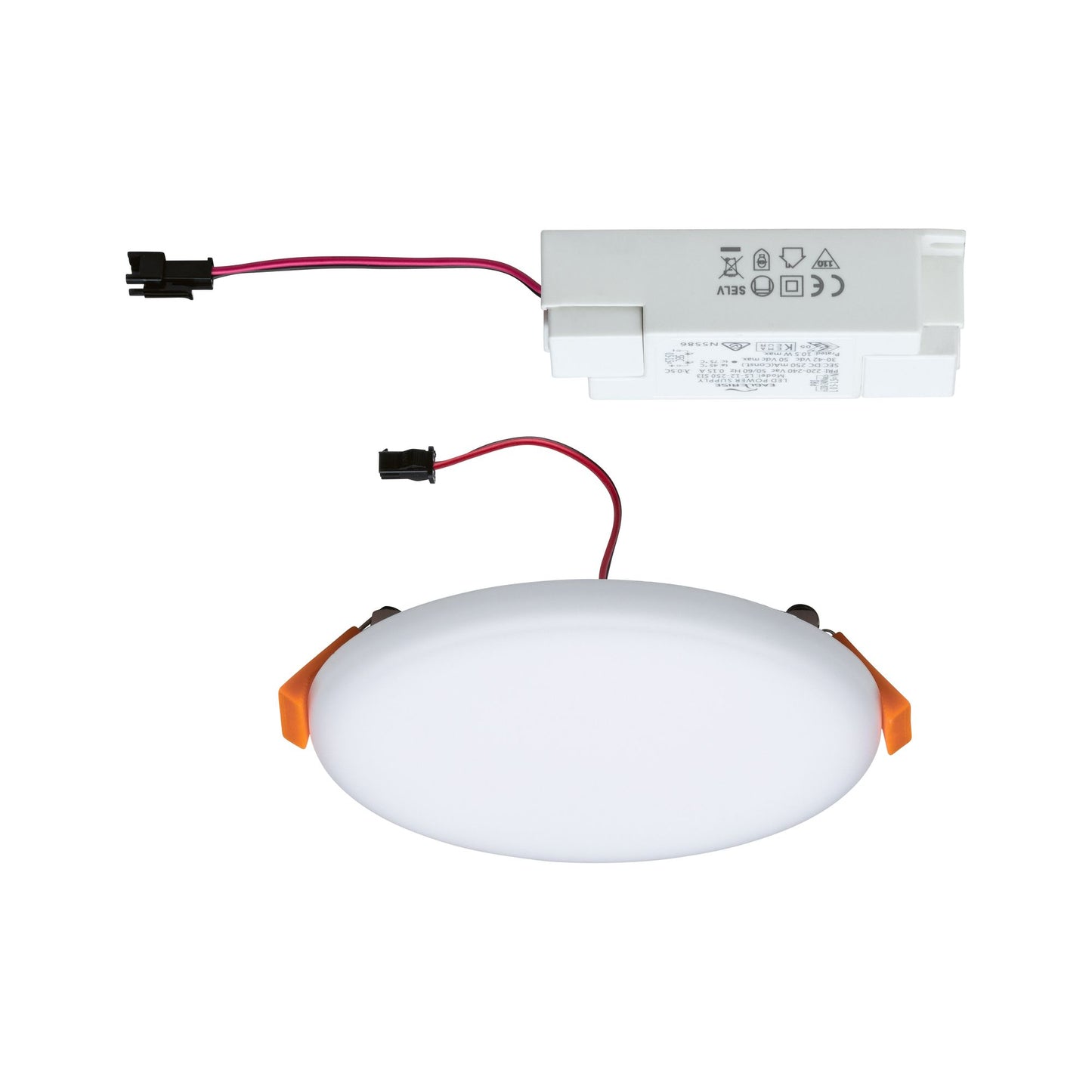 Paulmann EB Panel Veluna VariFit IP44 8,5W 3000K 125mm Kunststoff