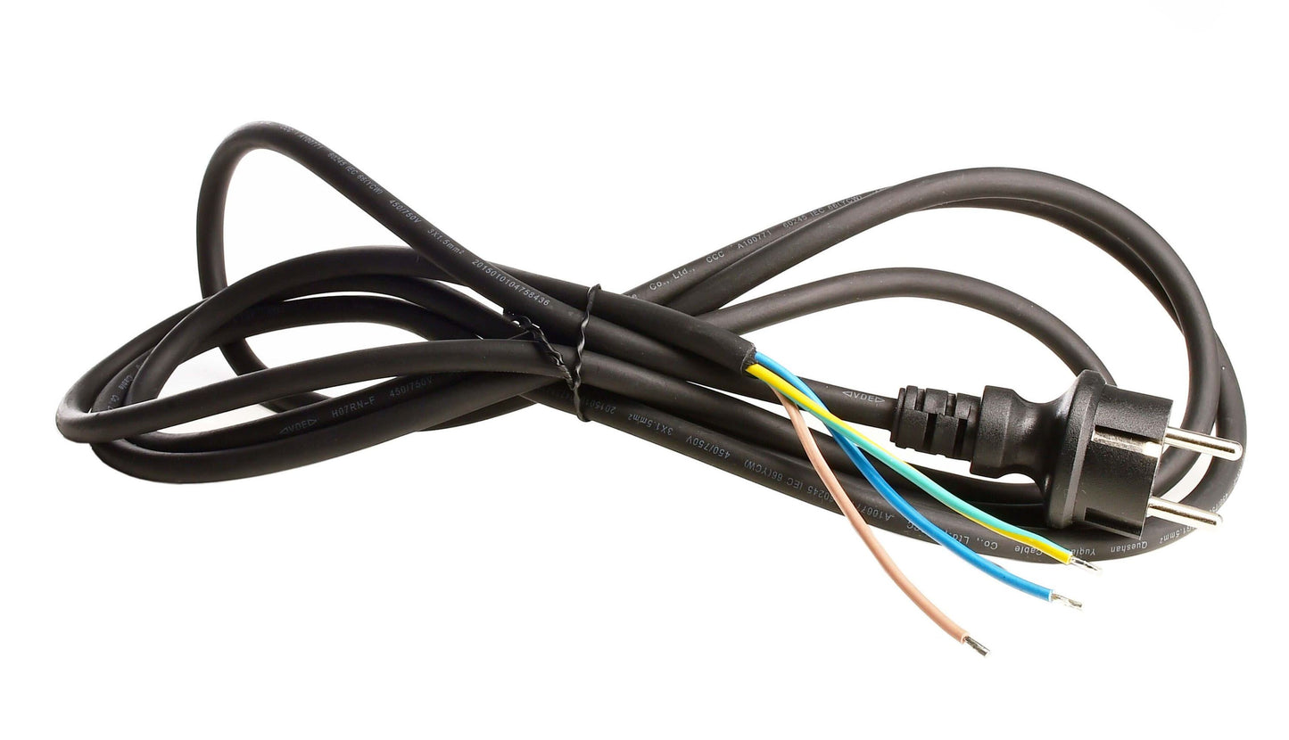 Deko-Light Anschlusskabel mit 230V Netzstecker Schwarz
