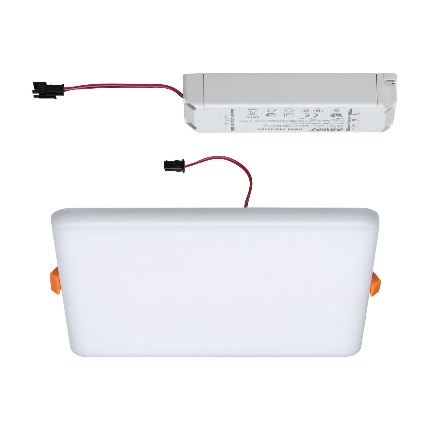 Paulmann EB Panel Veluna VariFit IP44 17,5W 4000K 3 Step dim 185x185mm Kst