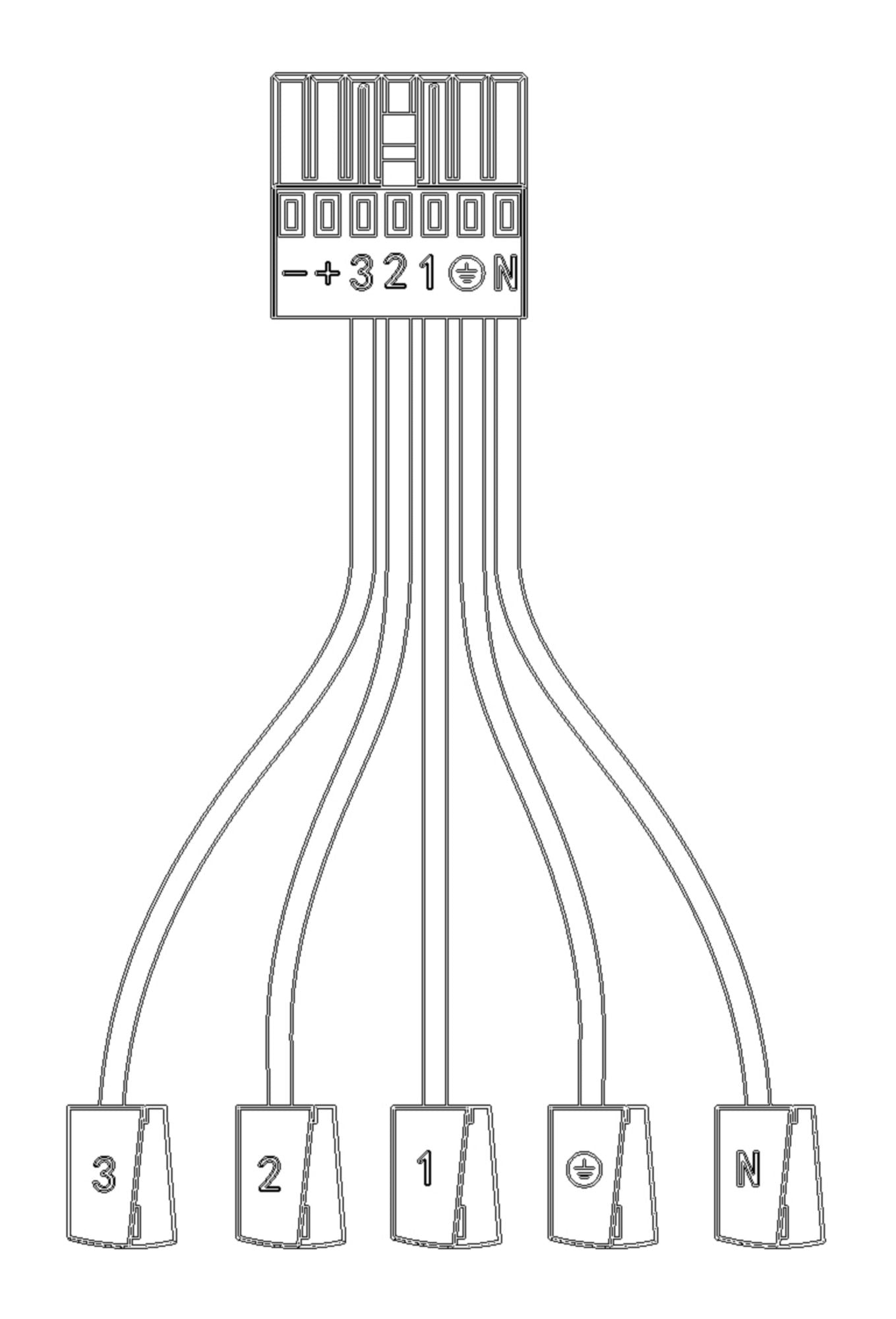 Deko-Light Sanotrunk Universal Einspeisebuchse On/Off verdrahtet WAGO 267-501