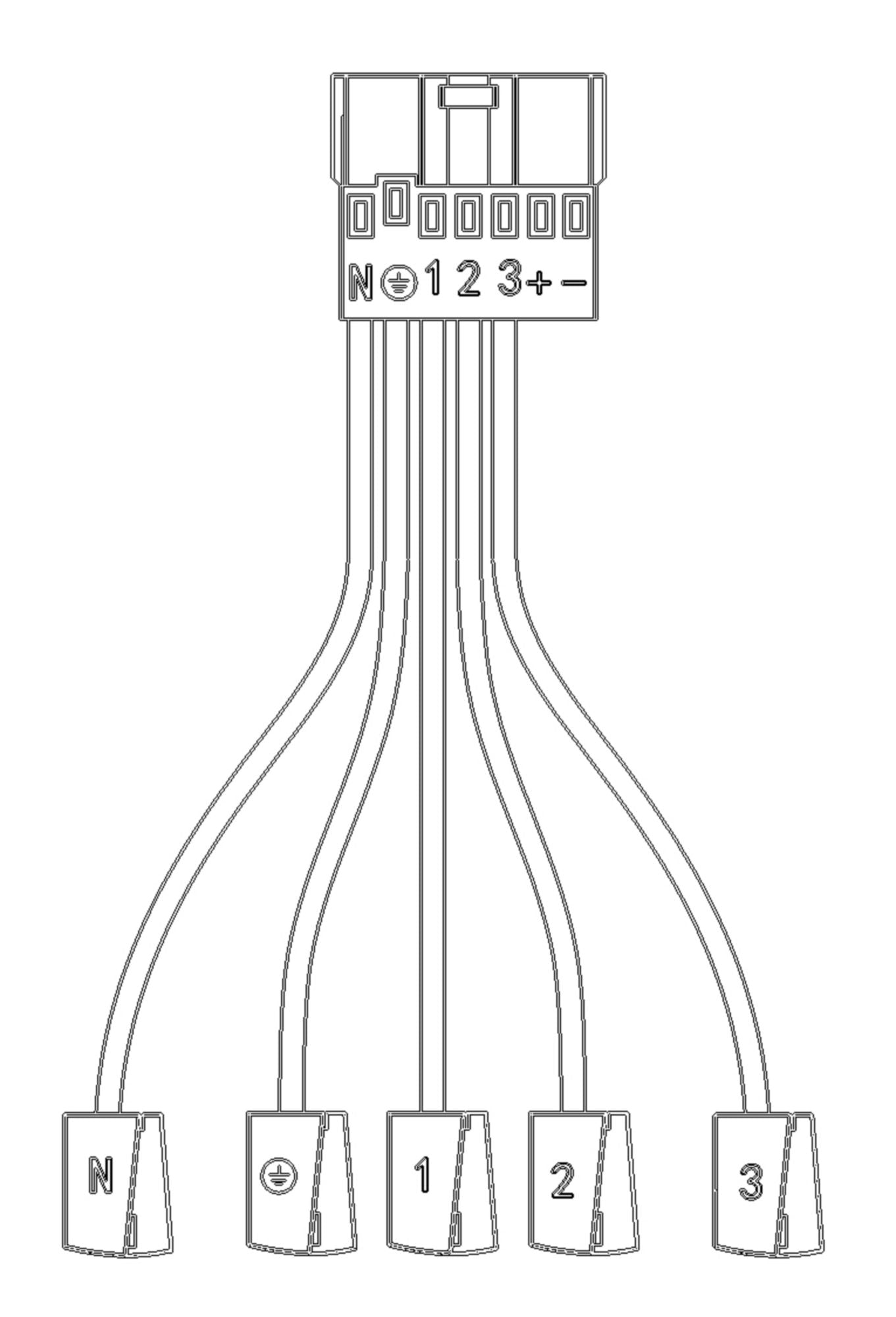 Deko-Light Sanotrunk Universal Einspeisestecker On/Off verdrahtet WAGO 267-510