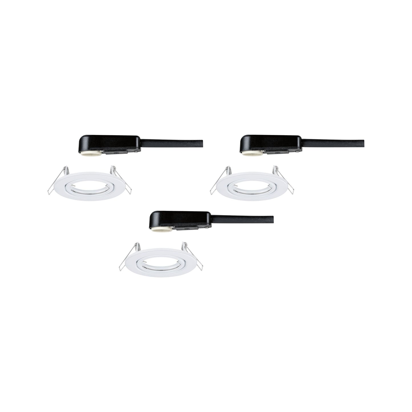 Paulmann EBL Set schwenkbar max 3x10W GU10 230V Weiß/Metall
