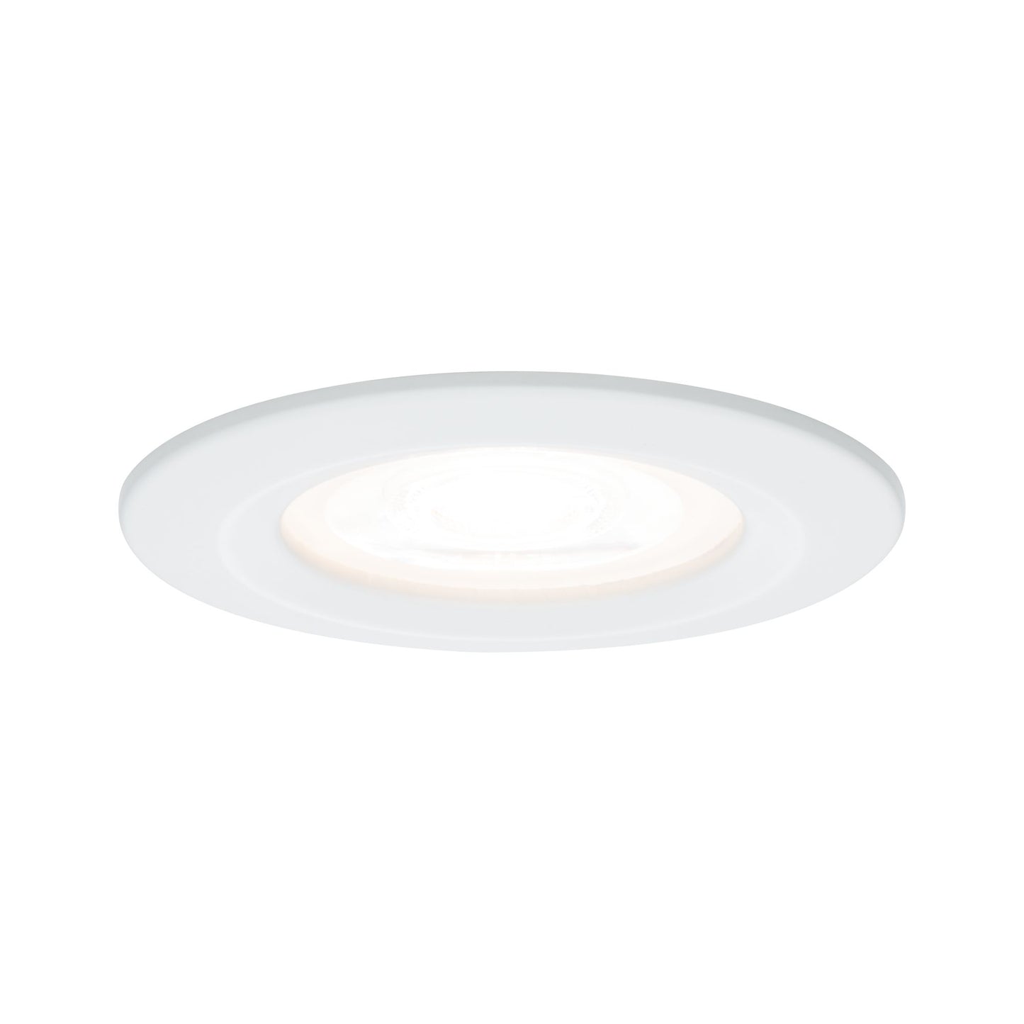 Paulmann EBL Set Nova rd starr LED IP44 3-stepdim 1x6,5W 230V GU10 51mm Weiß matt/Alu
