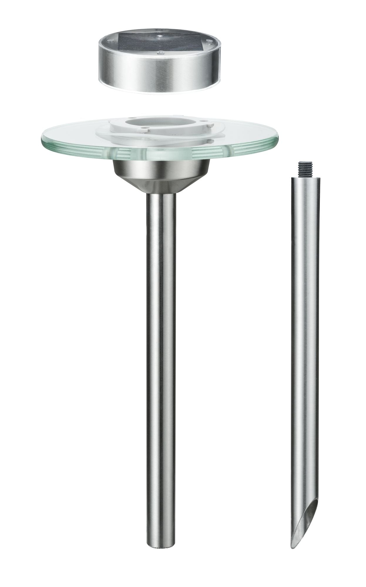 Paulmann Special Solarspieß Ufo IP44 LED 1x0,2W Edelstahl/Klar Edelstahl/Glas