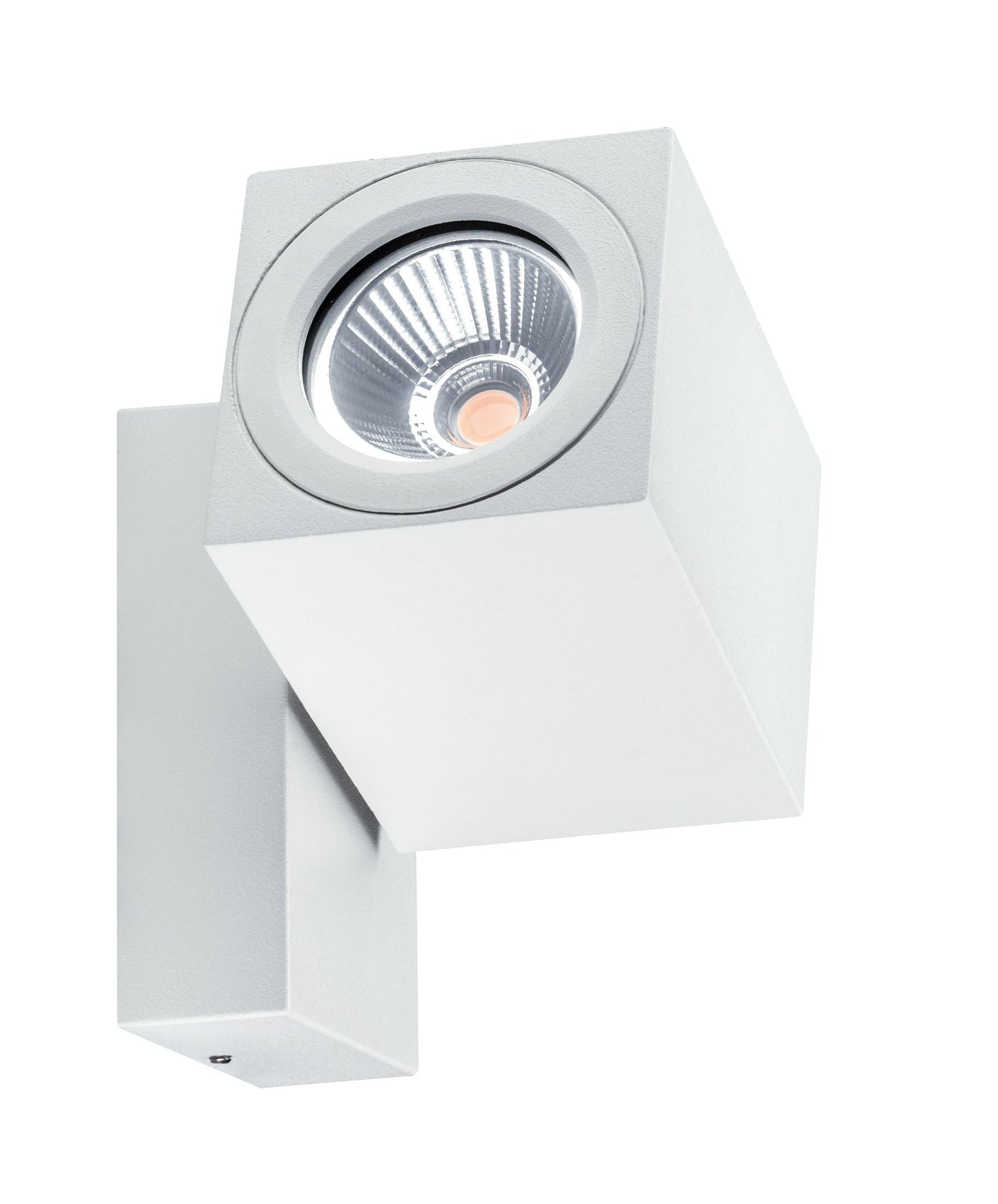 Paulmann Special ABL Set IP44 360° Cube Flame LED 1x7W 230V Weiß matt/Alu