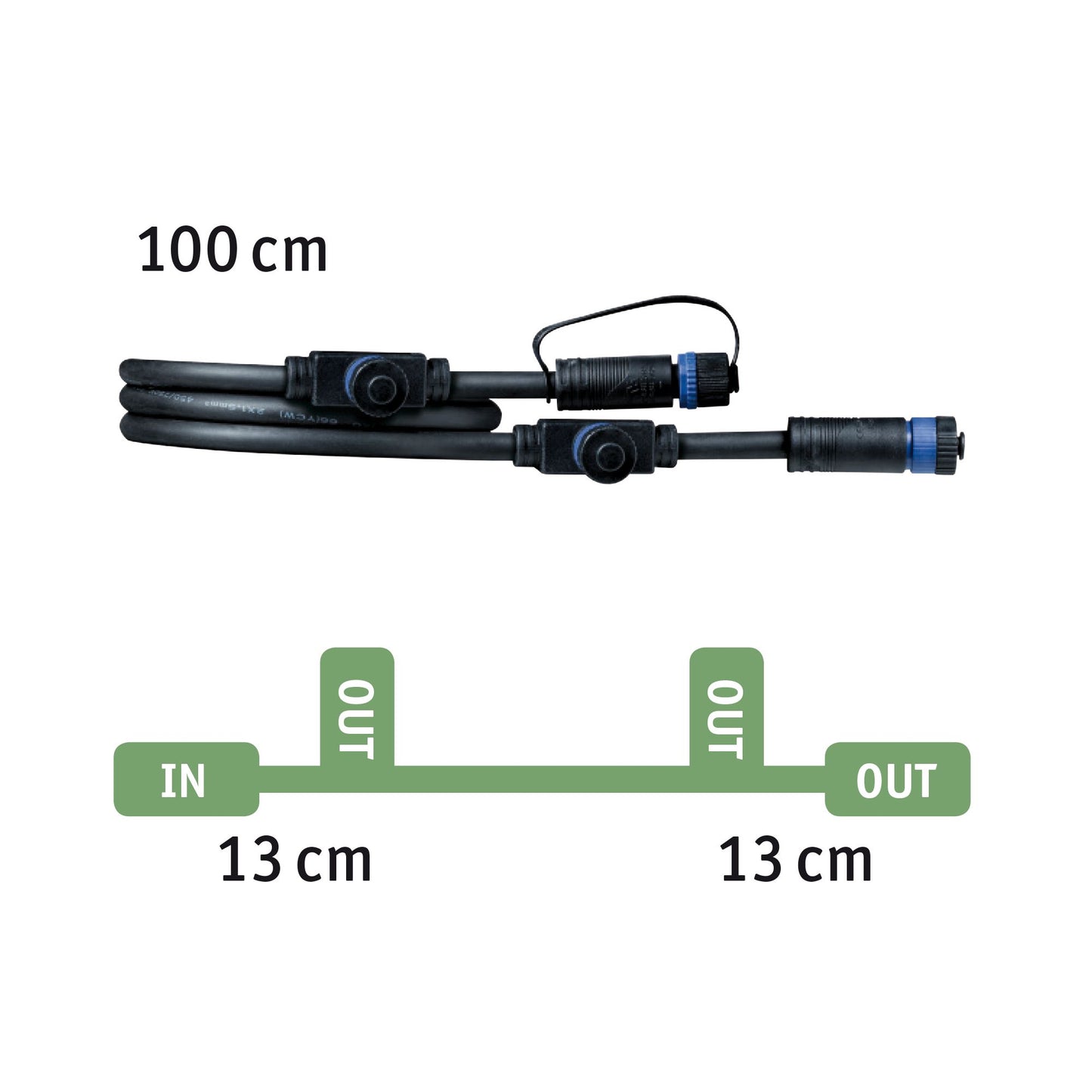 Paulmann Outd Plug & Shine Spotlight Sting IP67 520lm 3000K 6W 24V Anthrazit Alu