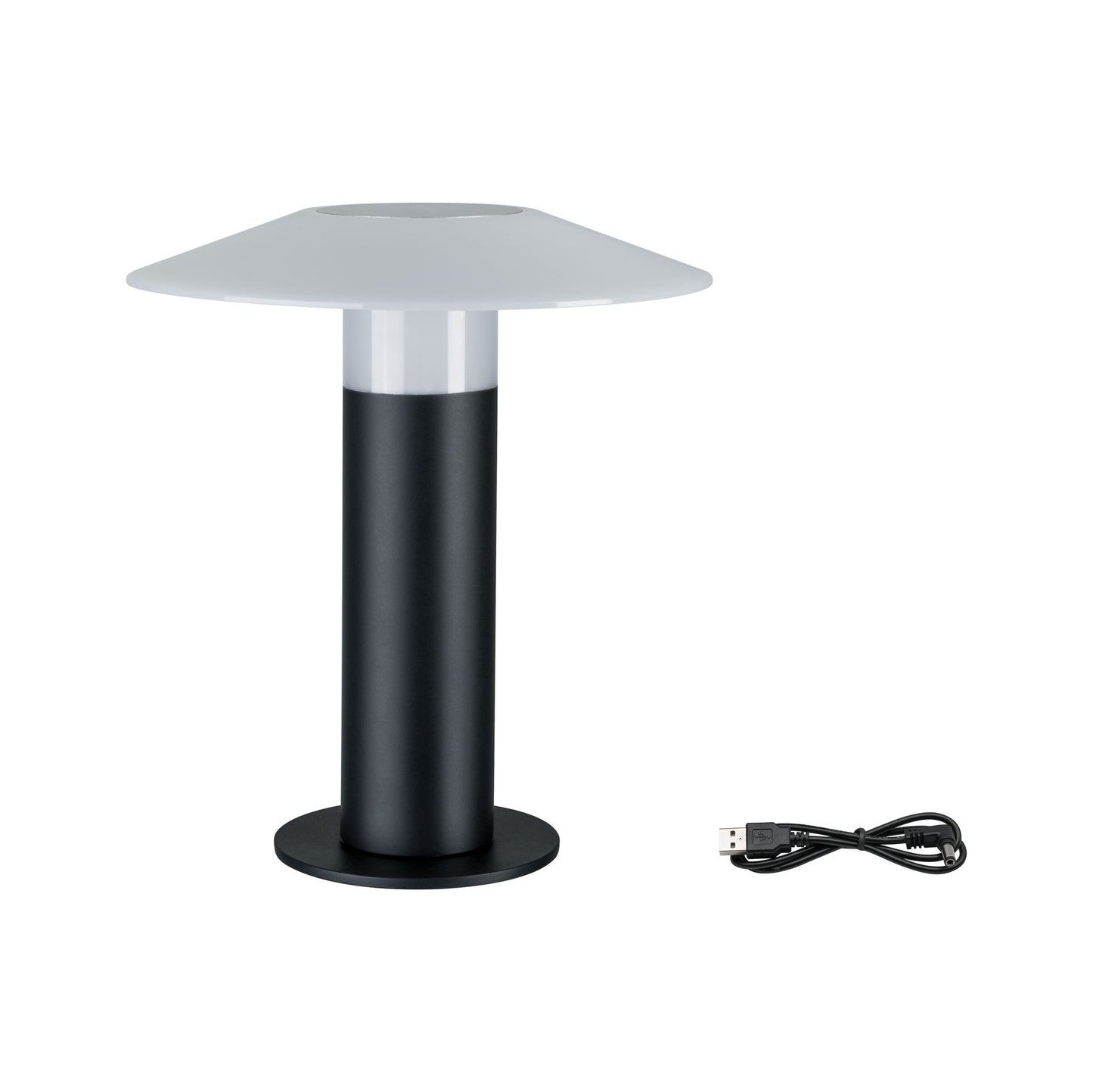 Paulmann Outdoor Mobile Portino IP44 390lm 3000K 3,5W 360° dunkel Grau Kunststoff/Acryl