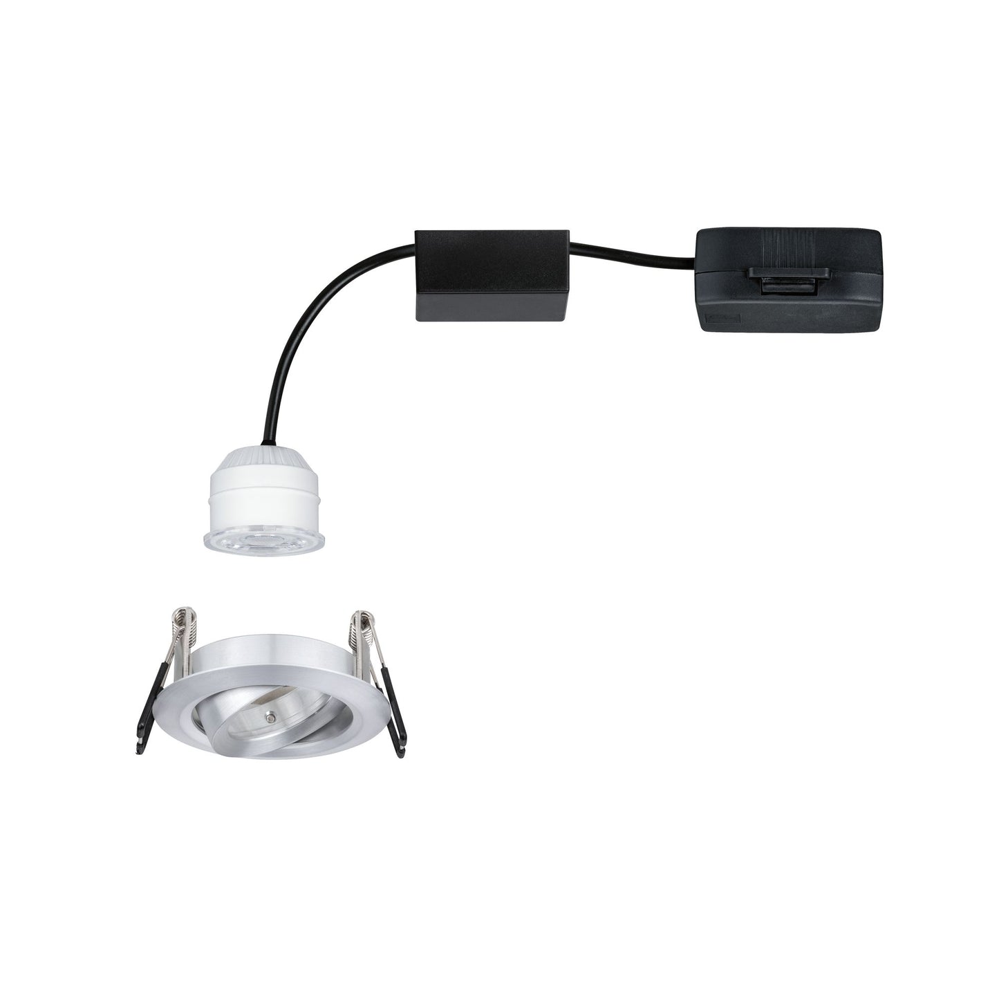 Paulmann EBL Nova mini Coin rund schwenkbar LED 1x4W 310lm Alu gedreht/Alu