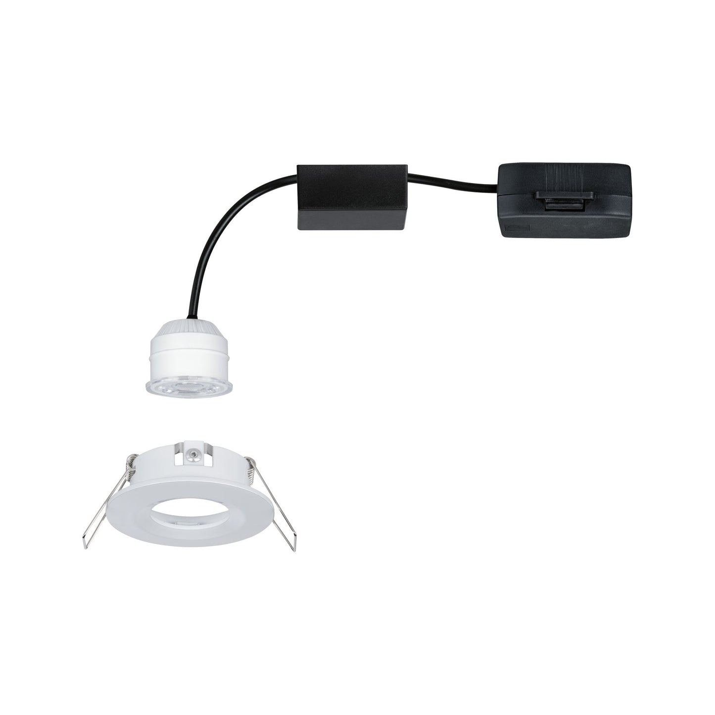 Paulmann EBL Nova mini Coin rund starr IP44 LED 1x4W 310lm Weiß matt/Alu