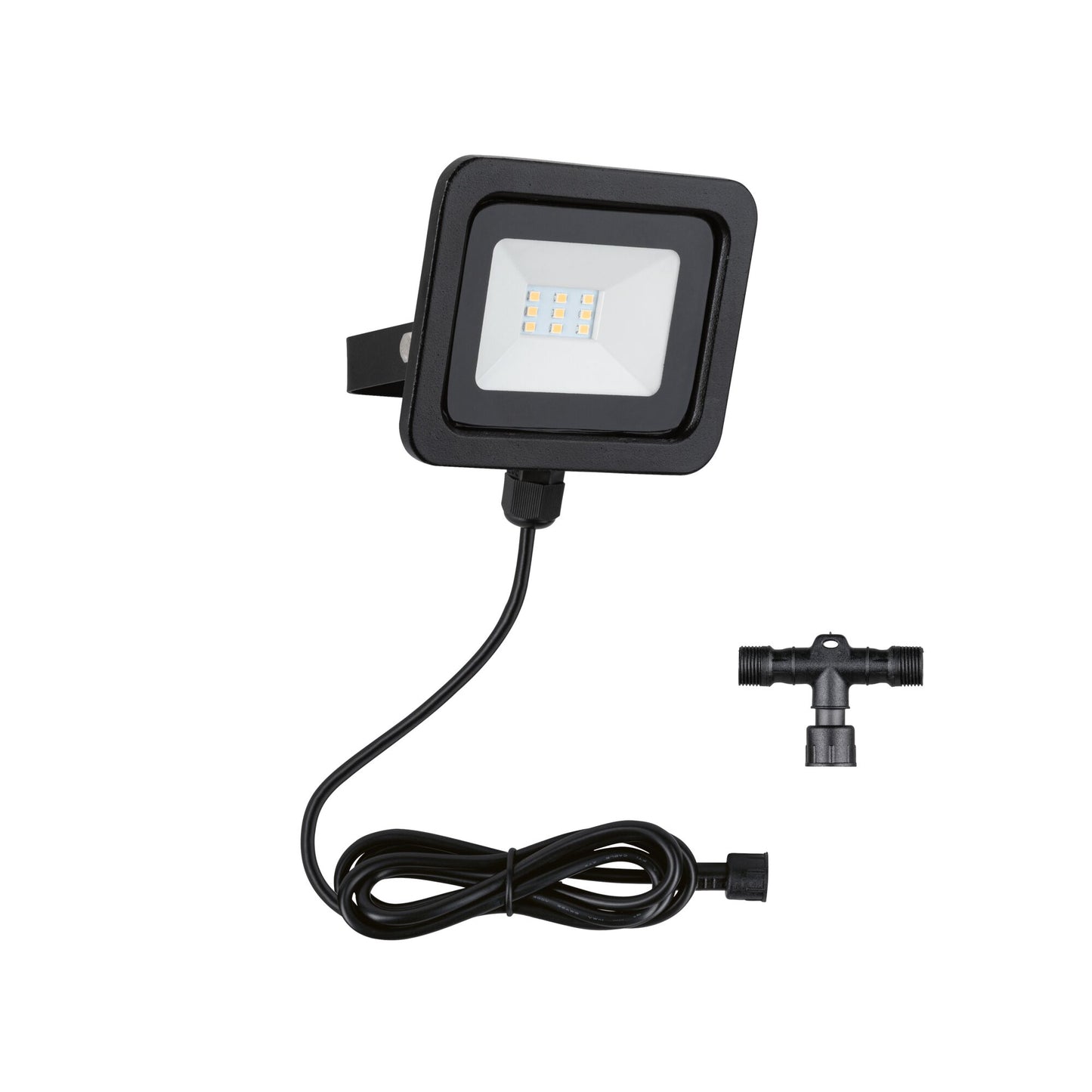 Paulmann Park + Light LED Außenwandleuchte Bimea IP65 eckig 103x23mm 3000K 4,5W 430lm 12V Schwarz Metall