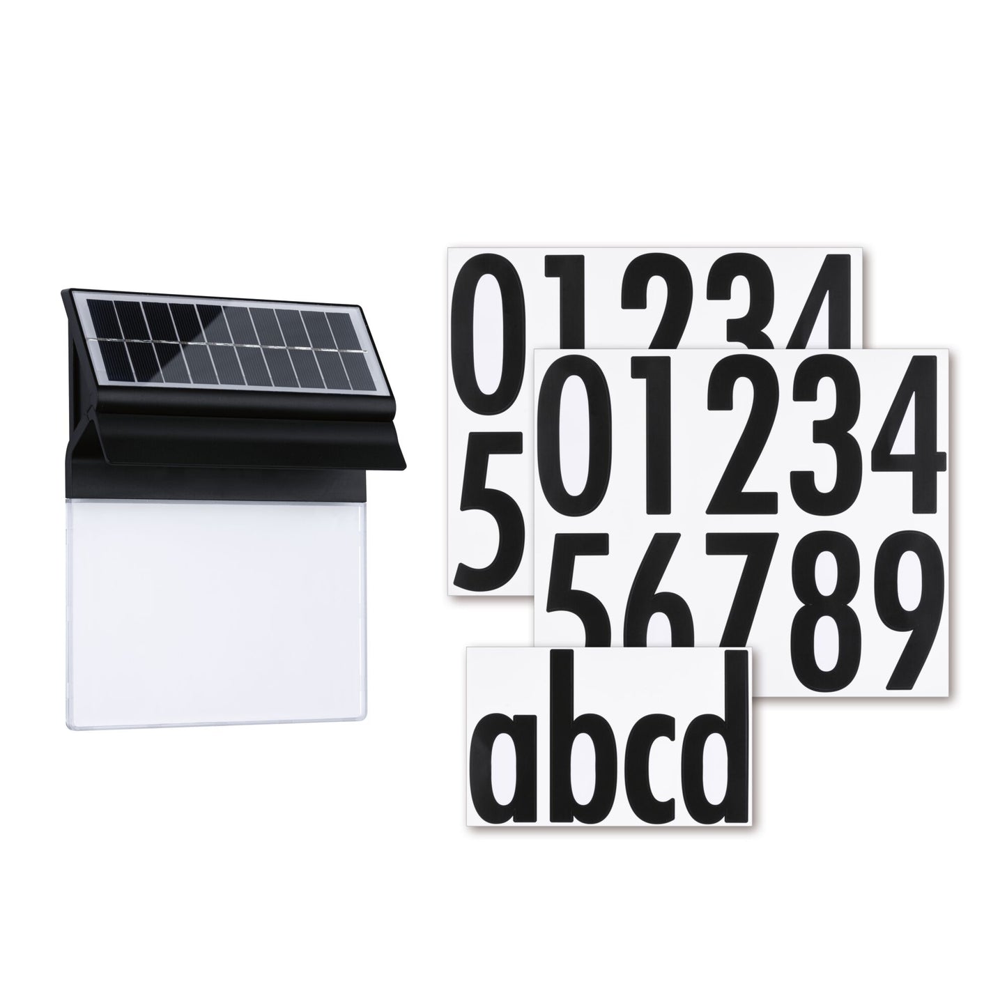 Paulmann Solar LED Hausnummernleuchte IP44 3000K 14lm Schwarz