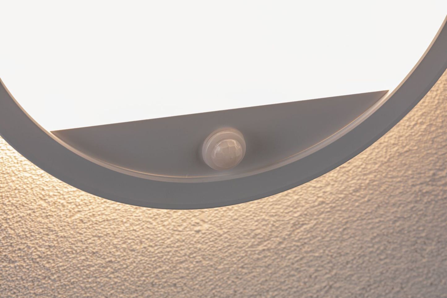 Paulmann LED Außenpanel Lamina Bewegungsmelder insektenfreundlich IP44 rund 280mm Tunable Warm 14W 1150lm 230V Weiß Kunststoff