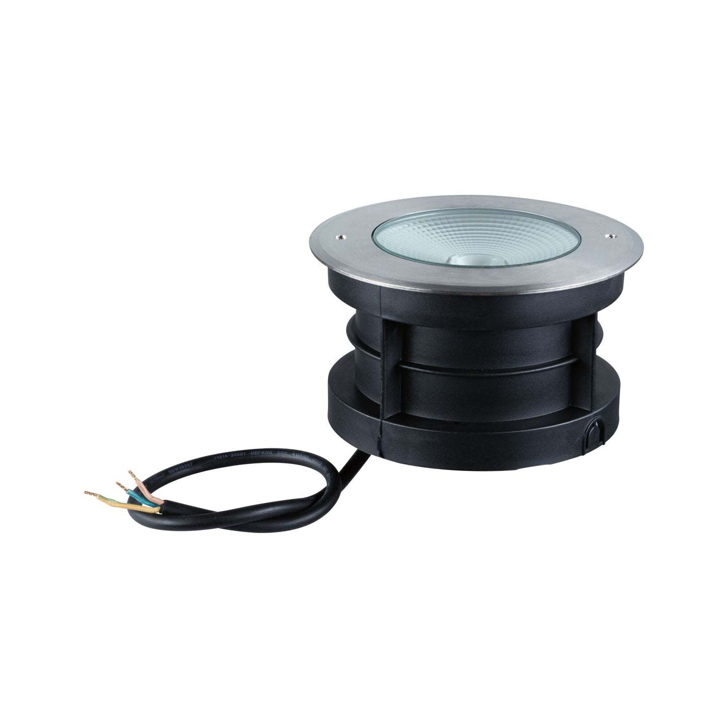Paulmann LED Bodeneinbauleuchte Vanea IP67 rund 160mm 3000K 15,5W 800lm 230V Alu Aluminium