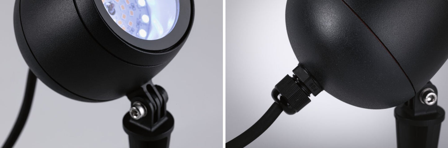 Paulmann LED Gartenstrahler Kikolo IP65 RGBW+ 6,2W Anthrazit