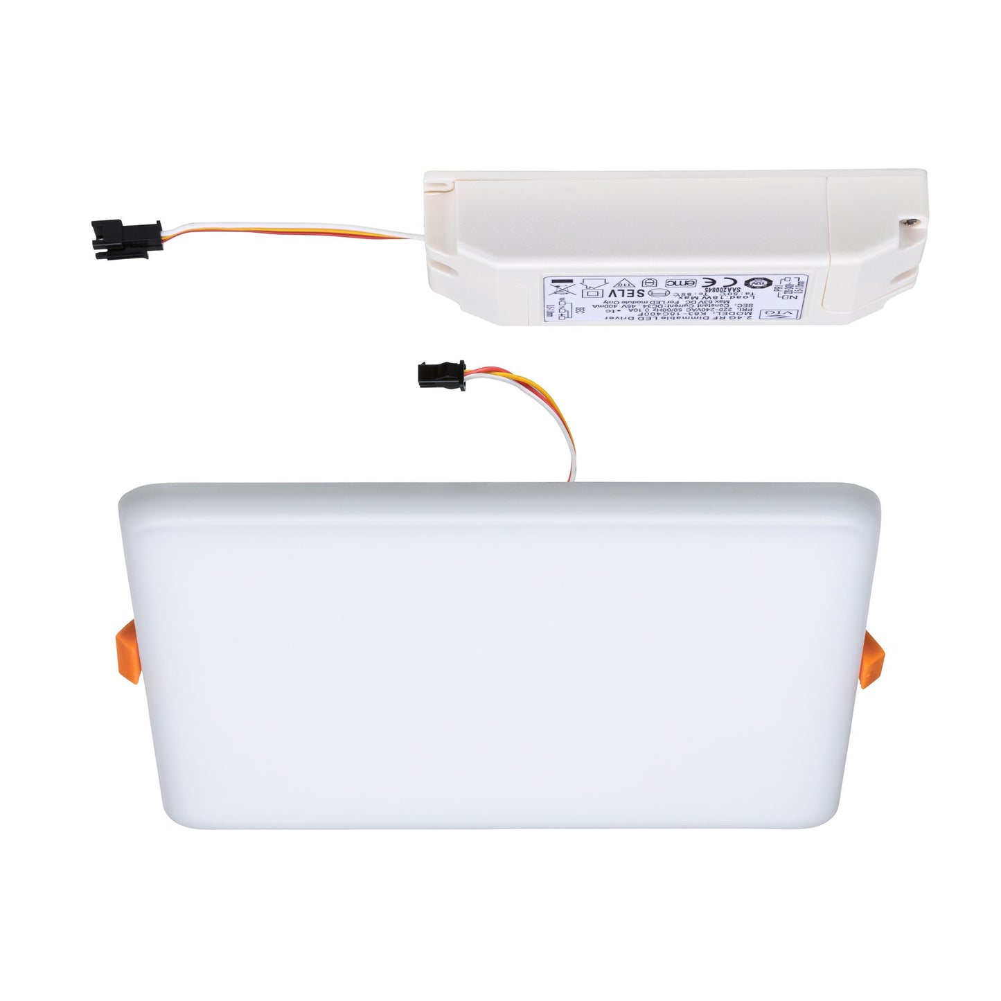 Paulmann EB Panel Veluna VariFit IP44 14W 3 Step CCT 185x185mm Kst