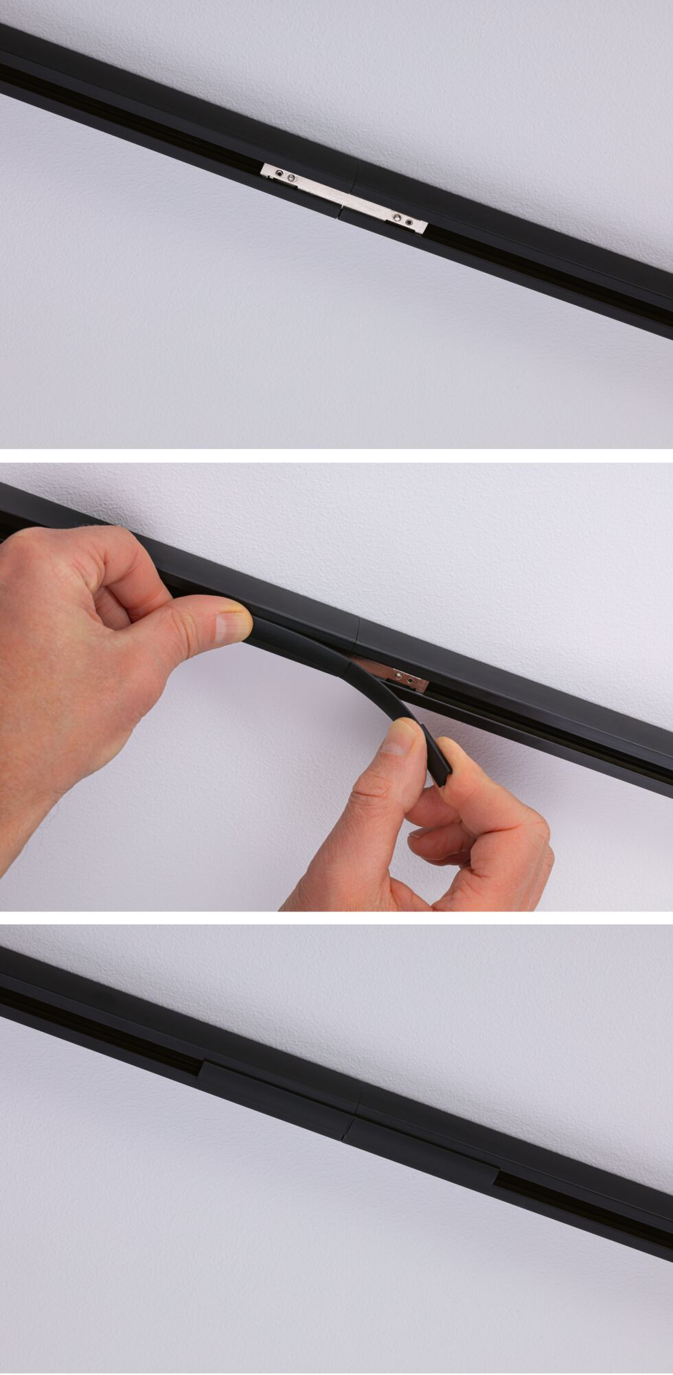 Paulmann URail Zubehör Connector-Inlay Schwarz,Transparent
