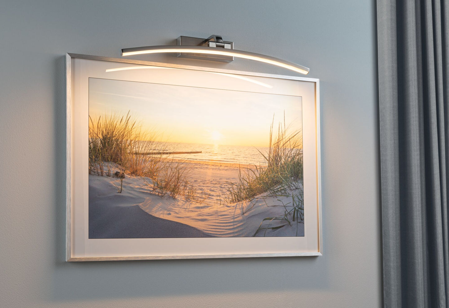 Paulmann LED Bilderleuchte Bento 3000K 1050lm 230V 10W Alu gebürstet