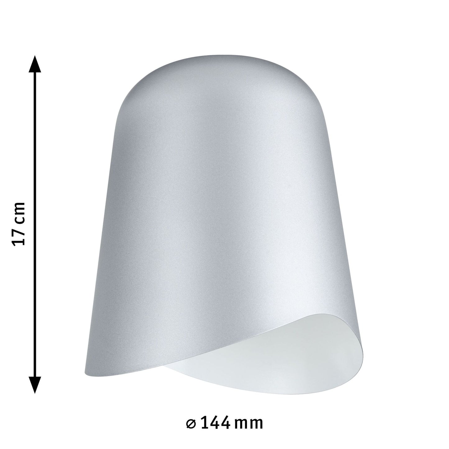 Paulmann URail Schirm Alvaro DecoSystems 144mm Chrom matt#Weiß