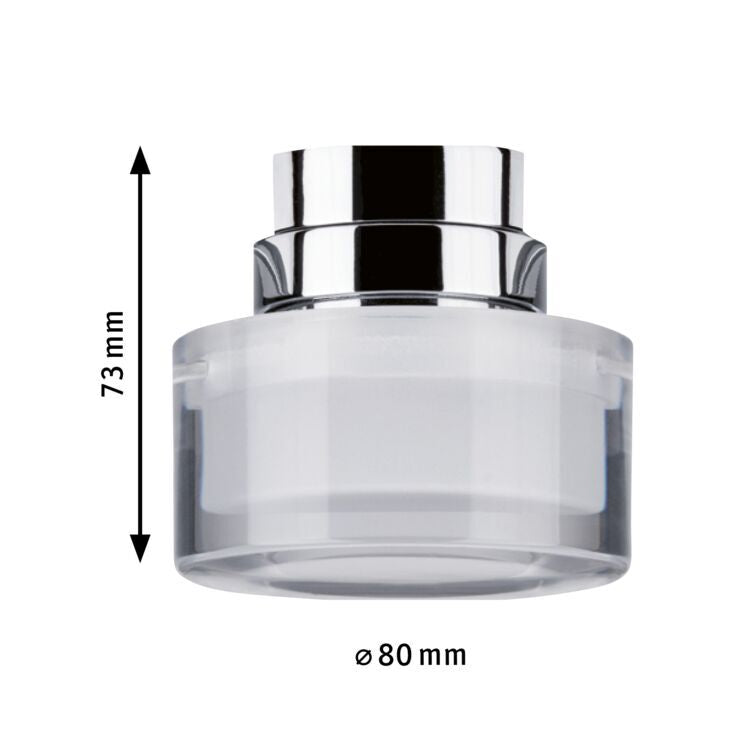 Paulmann URail LED Spot Ceiling Topa Dot 4,9W Chrom/Klar/Satin dimmbar
