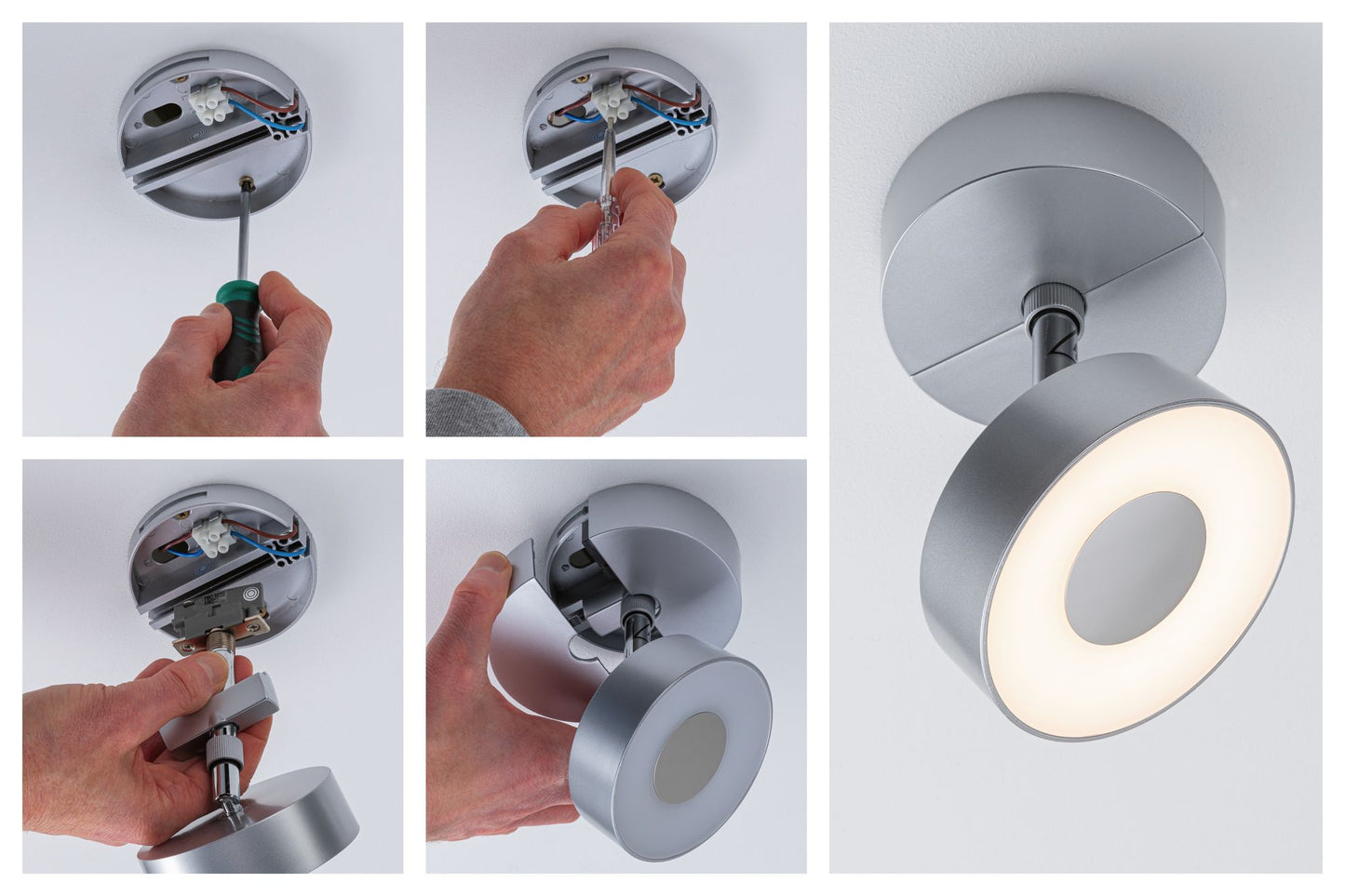 Paulmann URail Einzel-Spot-Aufhängung Base Chrom max. 50W 230V inkl. Anschlussklemme