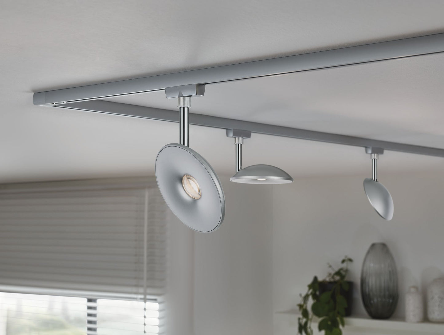Paulmann URail Spot Sphere 7,4W Chrom matt/Chrom 230V Kunststoff dimmbar 2700K