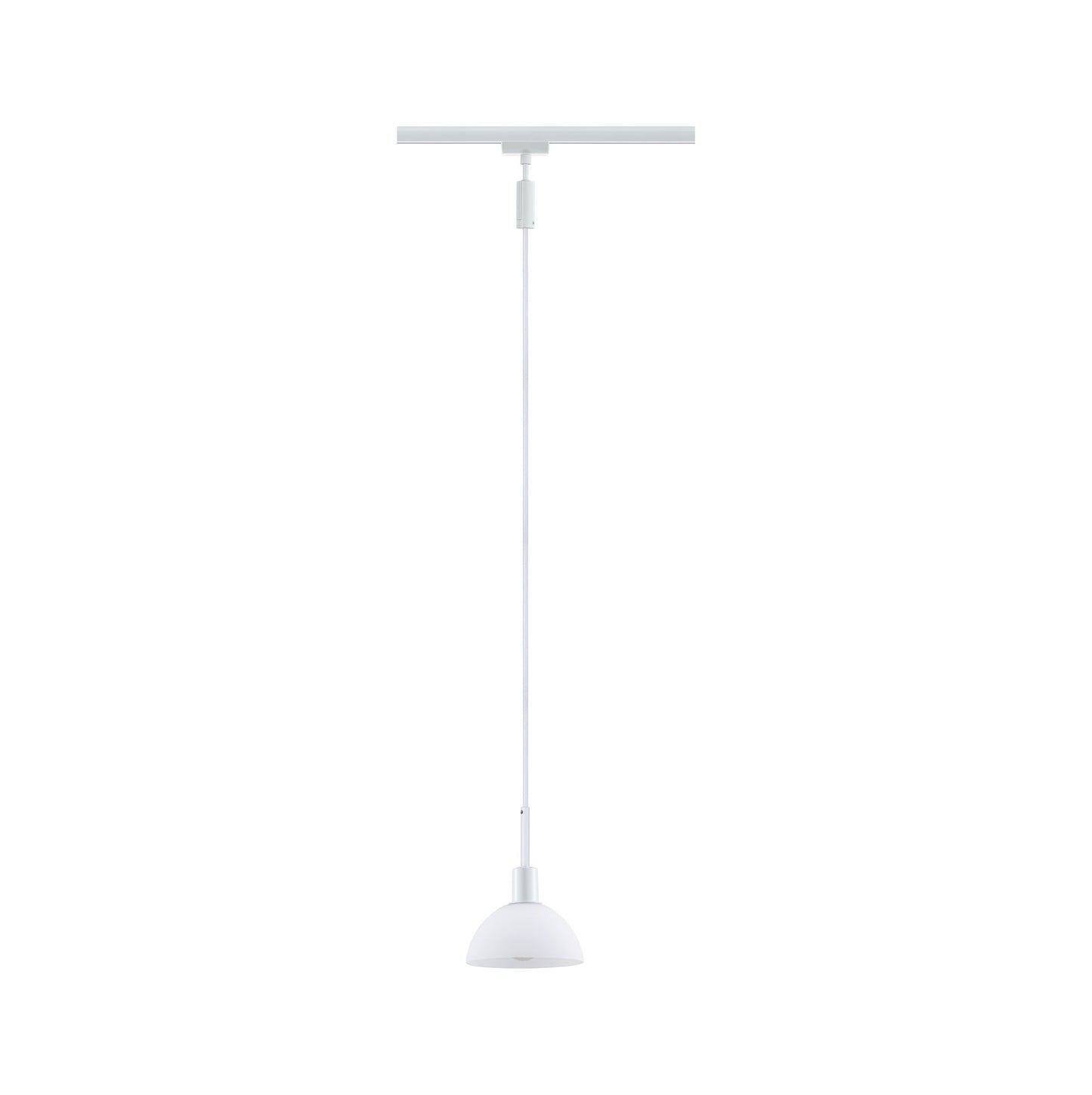 Paulmann URail Pendel Sarrasani max 20W E14 Weiß /Opal 230V Metall Glas