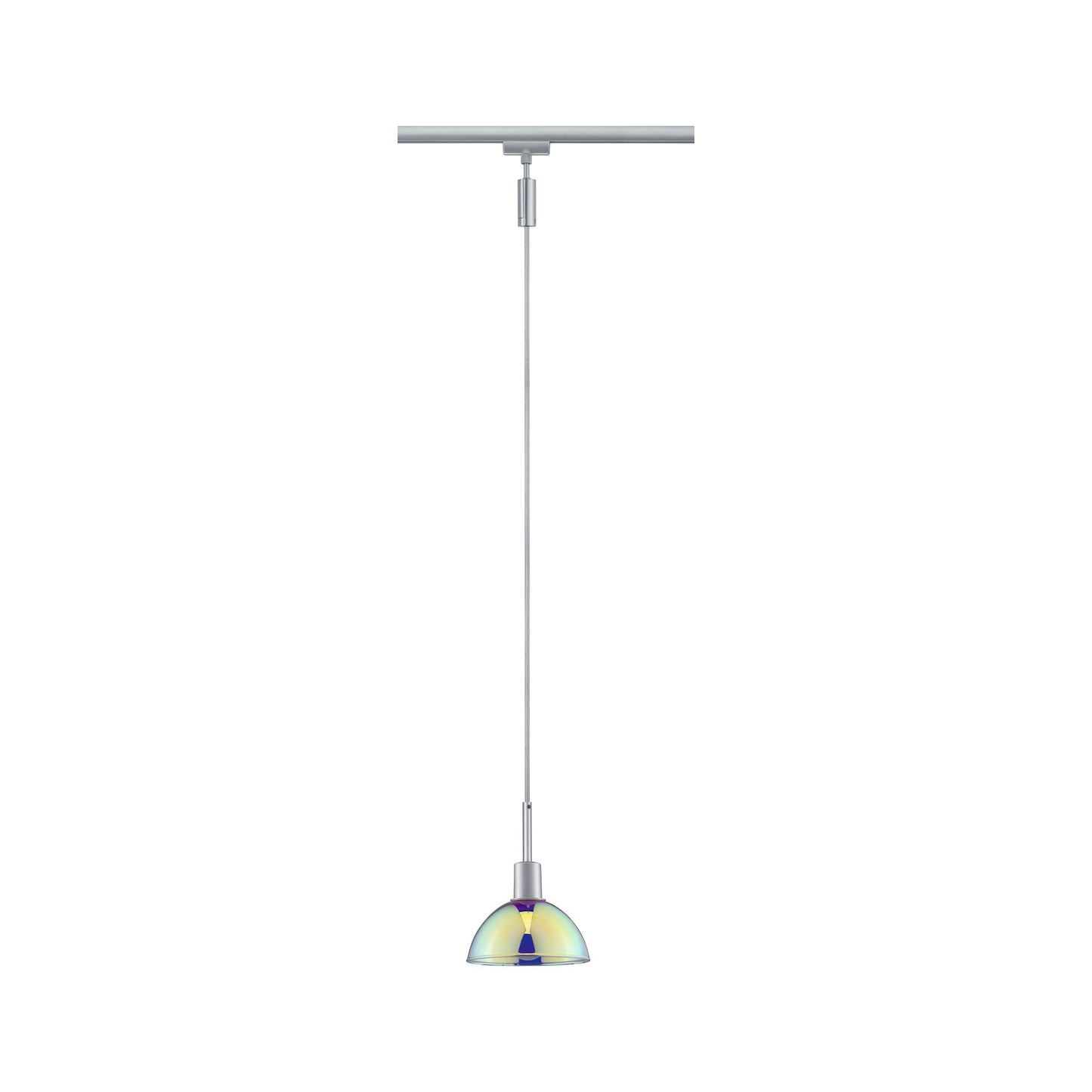 Paulmann URail Pendel Sarrasani max 20W E14 Chrom matt/Dicro 230V Metall Glas