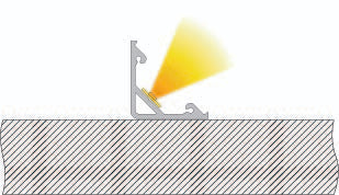 Deko-Light Eck-Profil AV-05-12 Silber-matt eloxiert