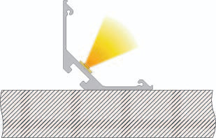 Deko-Light Eck-Profil AV-05-25 Silber-matt eloxiert