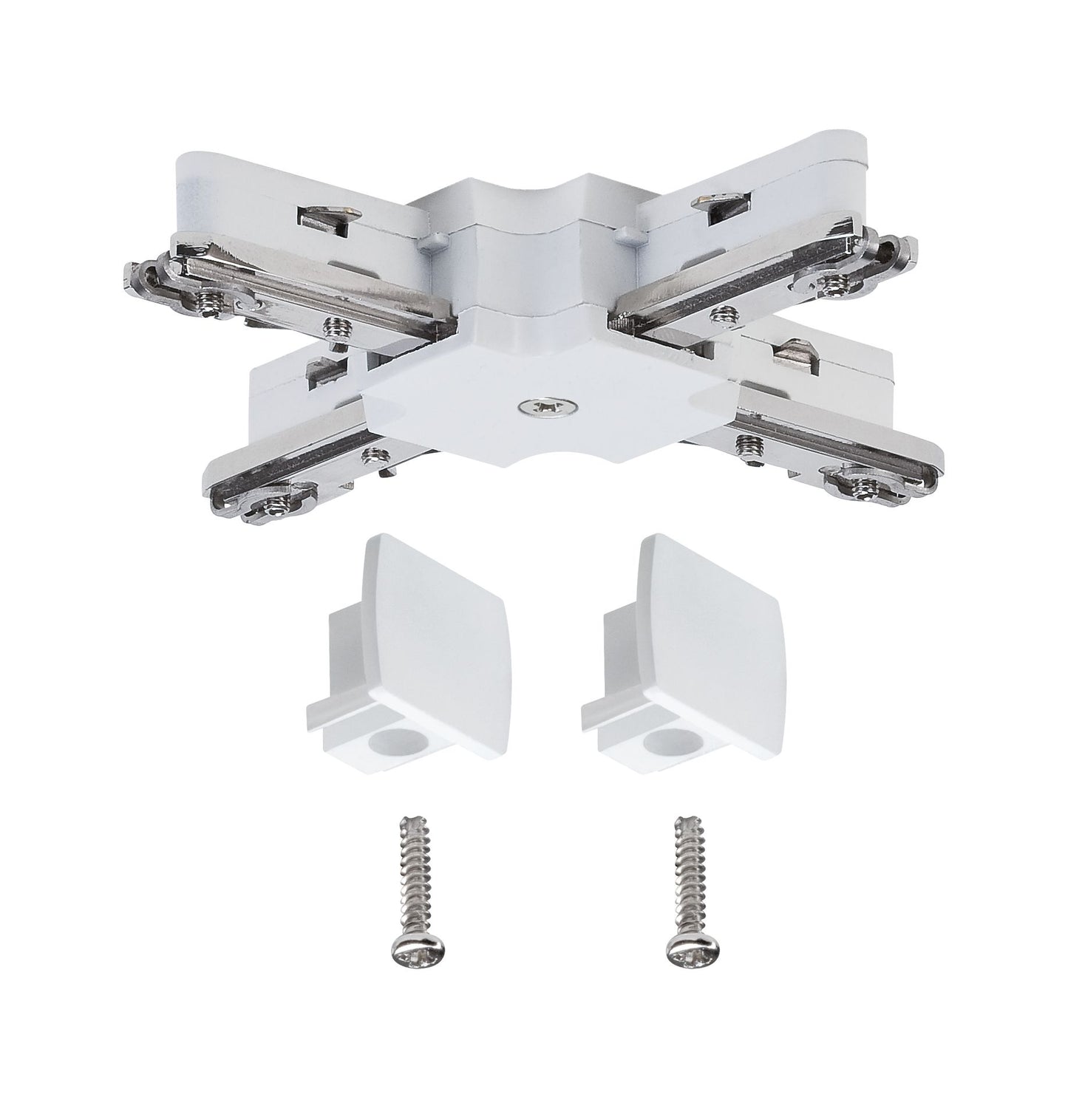 Paulmann URail System Light&Easy X-Verbinder max.1000W Weiß 230V Metall/Kunststoff
