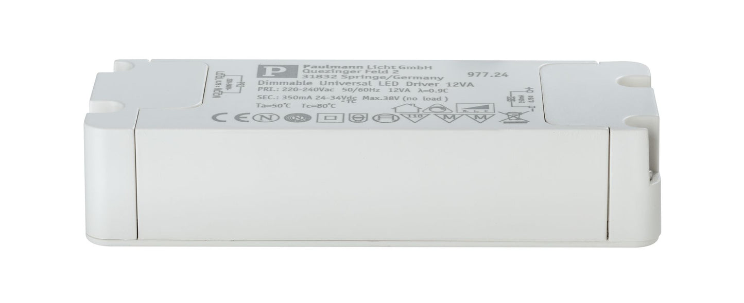 Paulmann LED Driver Konst.strom 350mA 12W dimmbar Weiß