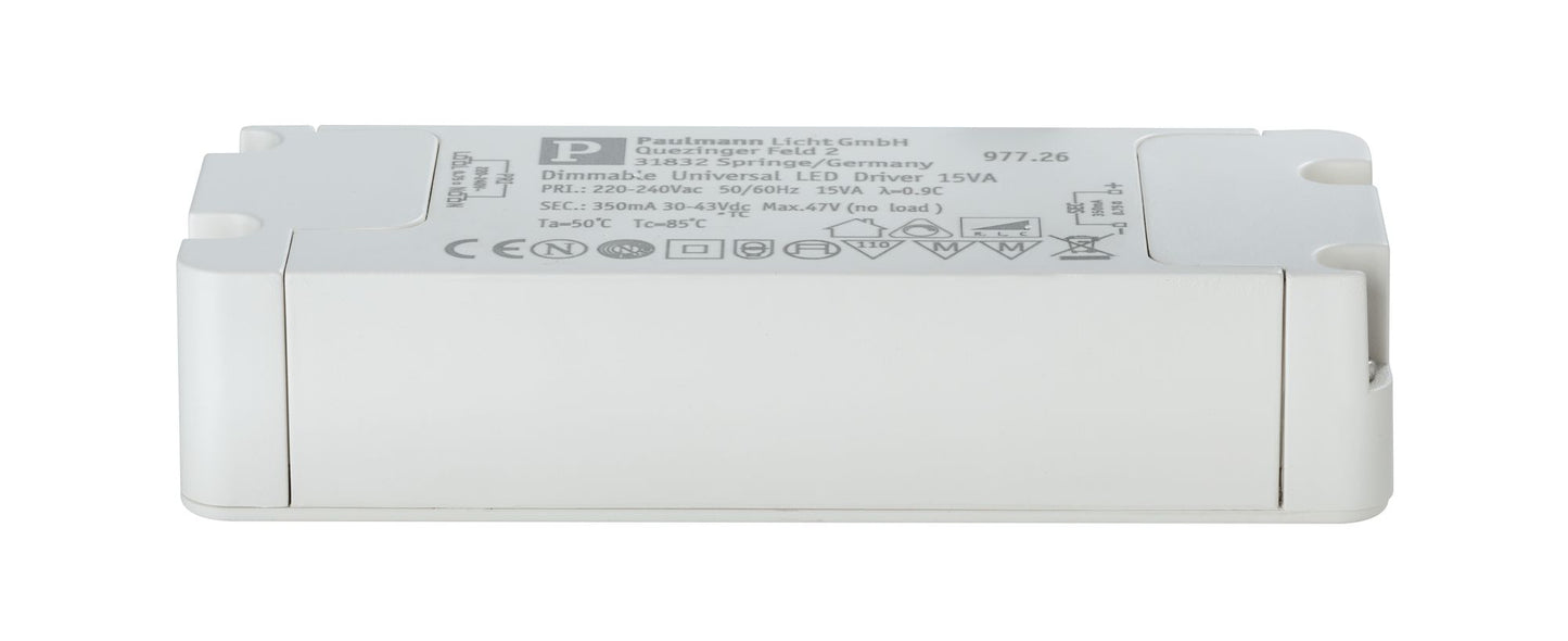 Paulmann LED Driver Konst.strom 350mA 15W dimmbar Weiß