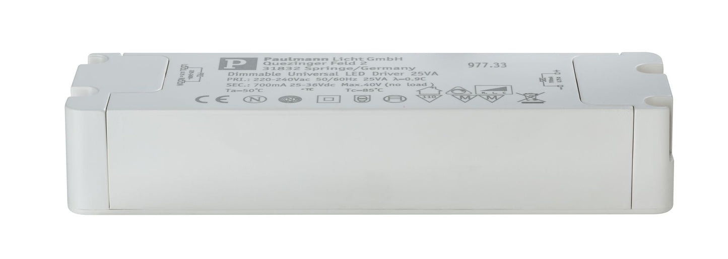 Paulmann LED Driver Konst.strom 700mA 25W dimmbar Weiß