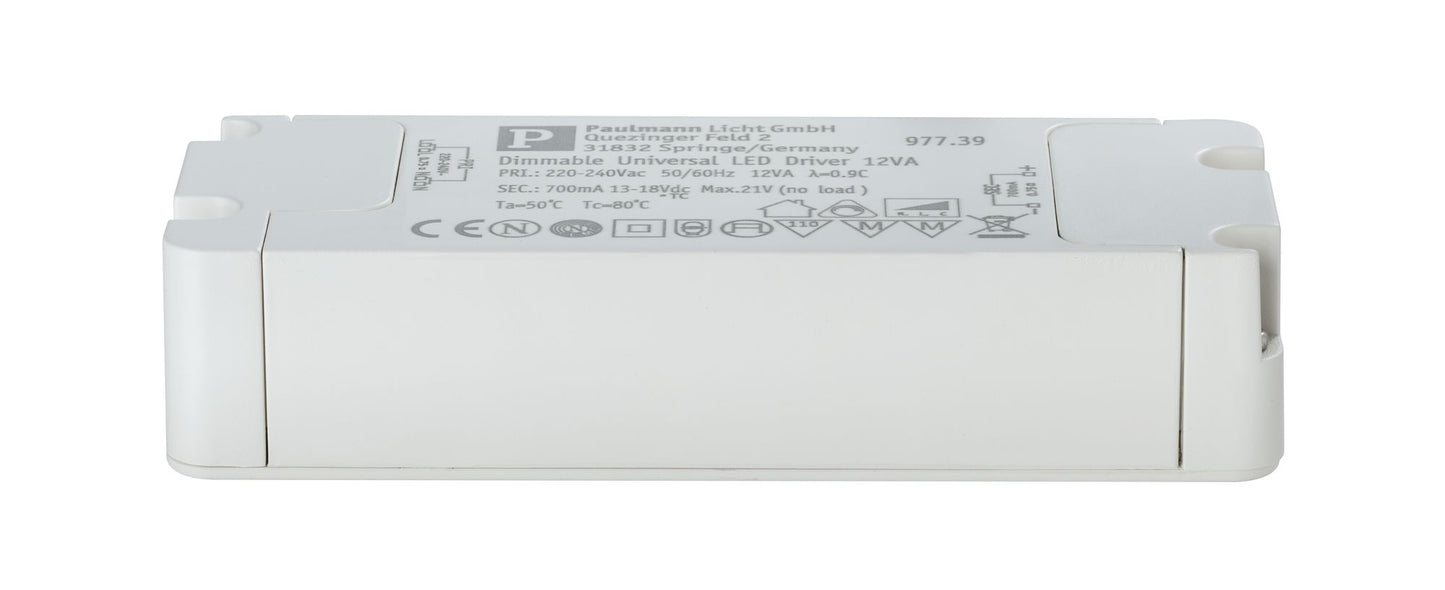 Paulmann LED Driver Konst.strom 700mA 12W dimmbar Weiß