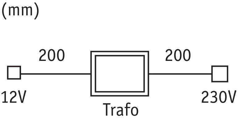 Paulmann LED Trafo konventionell 230/12V AC 20VA Weiß