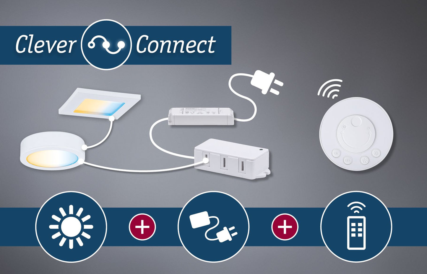 Paulmann Clever Connect Spot Neda 2W 2700-6500K tunable White 12V Weiß matt/Kunststoff