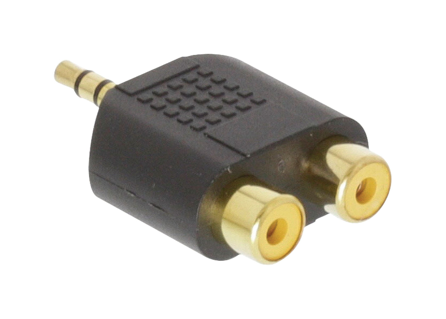 Valueline Stereo-Audio-Adapter 3.5 mm male - 2x RCA female Schwarz