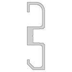 Deko-Light Sockel-Profil AM-02-10 Silber-matt eloxiert