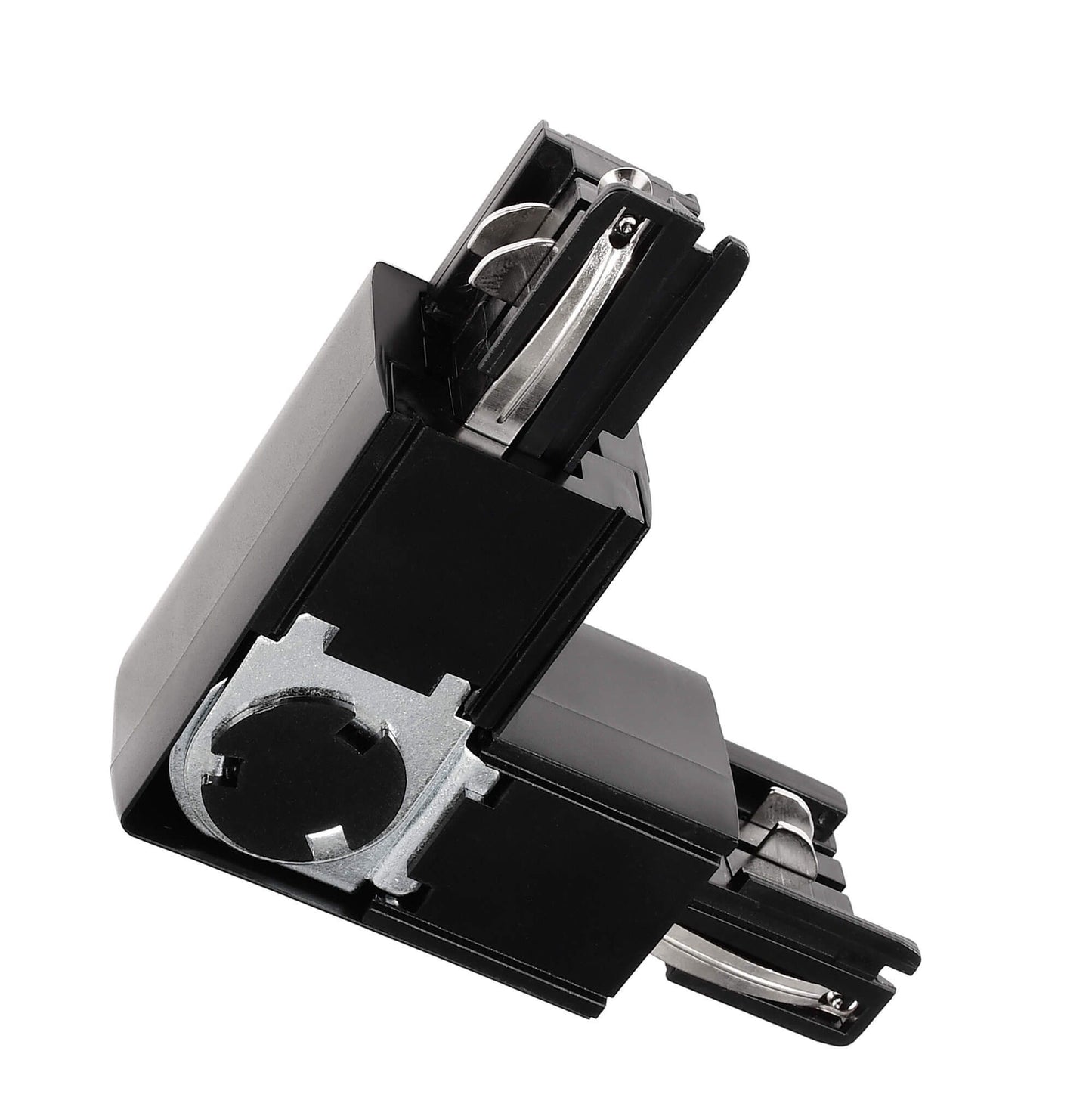 Deko-Light D Line 90°-Verbinder links-rechts mit Wechselmechanik Graphitschwarz RAL 9011