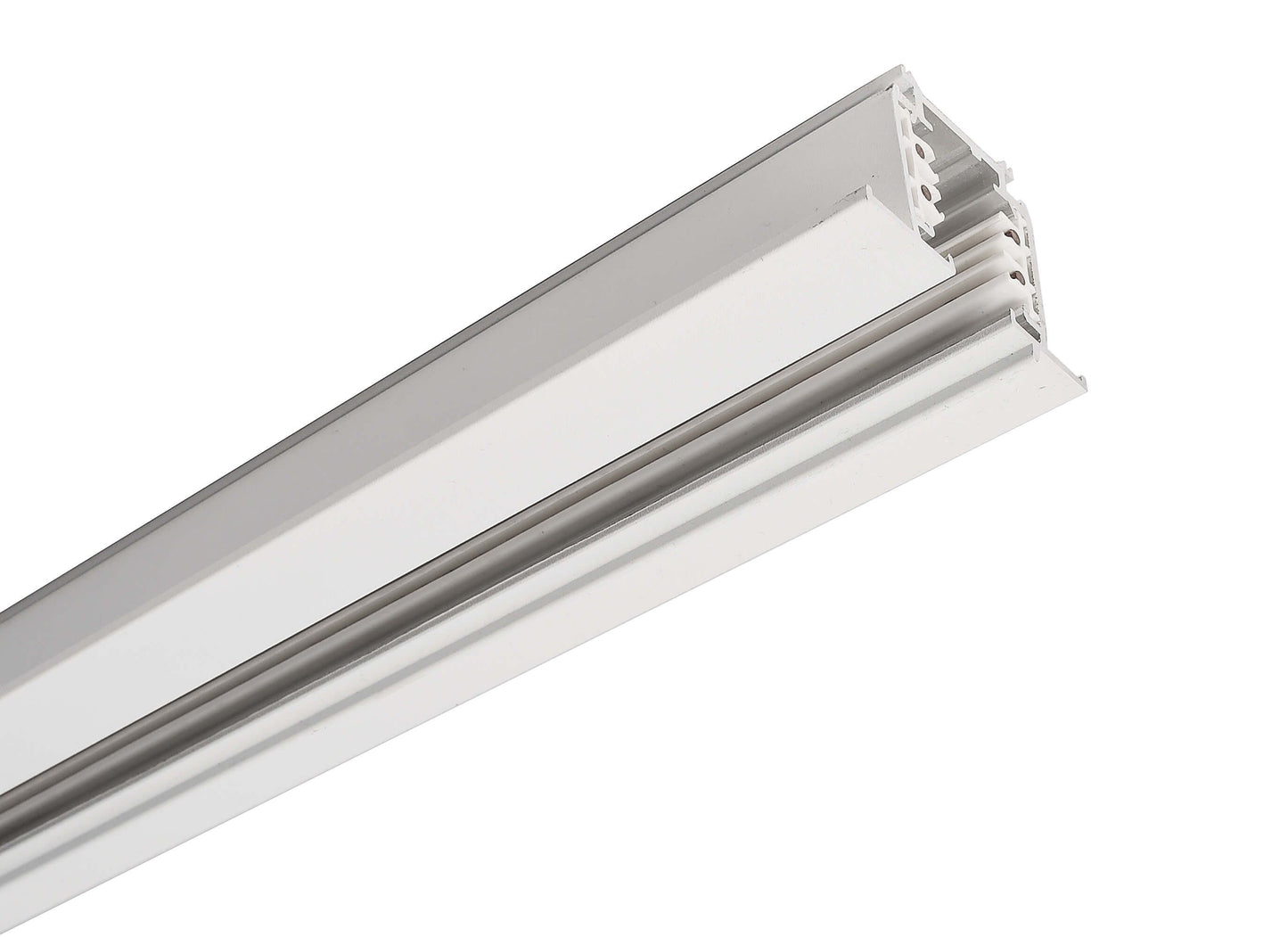Deko-Light D Line Einbaustromschiene mit Flügel 1m Verkehrsweiß RAL 9016
