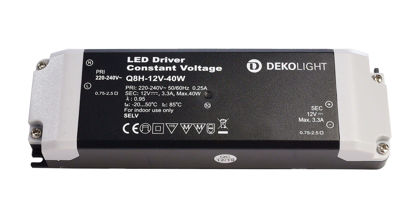 Deko-Light BASIC, CV, Q8H-12-40W Schwarz