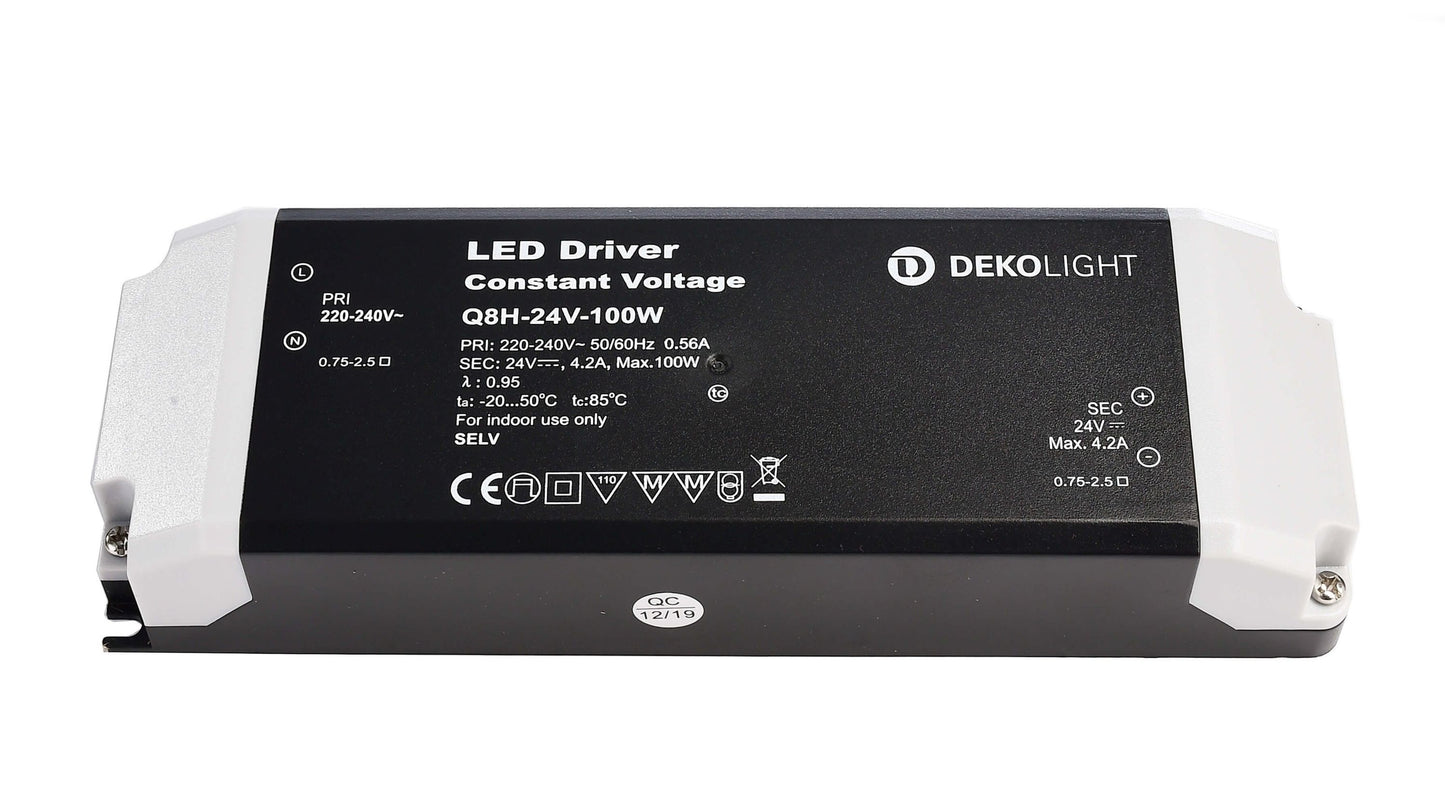 Deko-Light BASIC, CV, Q8H-24-100W Schwarz
